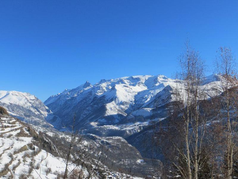 Studio coin montagne à Auris en Oisans avec vue magnifique Exterior foto